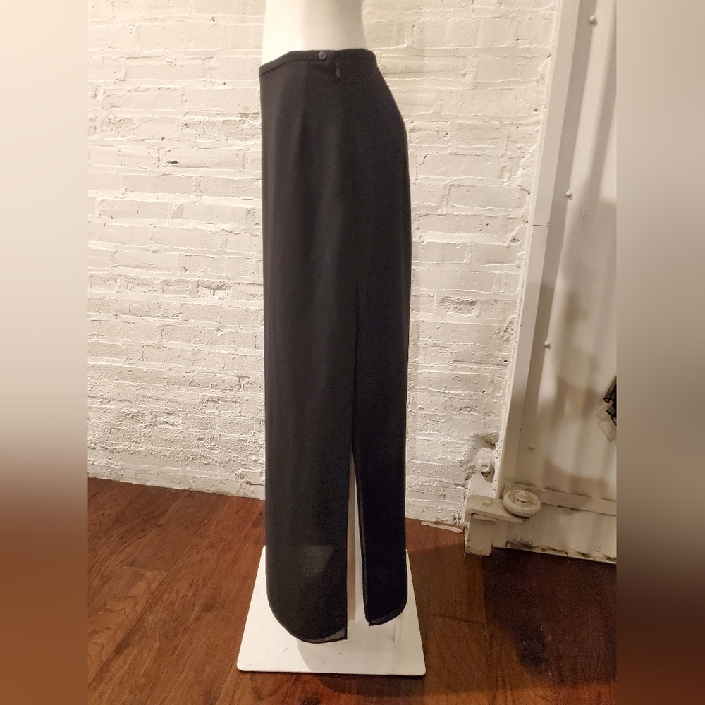 Js Collections Petite Black Maxi Formal Skirt Wit… - image 2